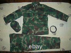 07's series China PLA 2nd Artillery NCO Digital Camouflage Combat Clothing, Set
