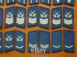 07's series China PLA Air Force Camouflage Uniform Collar Rank Badge, set, 22 Pair