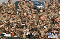 07's series China PLA Army Camouflage Uniform Collar Rank Badge, set, 22 Pair