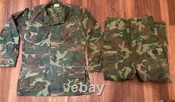 1968 Vietnam Camouflage Tropical Combat Jacket Coat Trousers Set Jungle Shirt