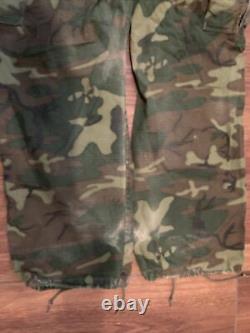 1968 Vietnam Camouflage Tropical Combat Jacket Coat Trousers Set Jungle Shirt