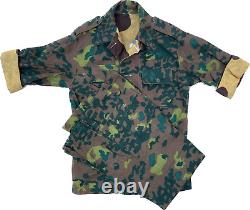 1970's Egypt / Egyptian Reversible Camouflage Military Uniform Set Oakleaf