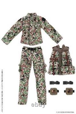 1/12 Camouflage uniform bulletproof vest set SDF color From JAPAN