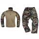 2023tactical Uniforms Bdu Army Combat Suit Camouflage T-shirts Cargo Work Pants