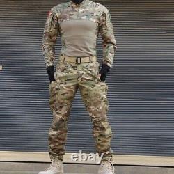 2023 Tactical Suit Camouflage Uniform softair US Combat Shirt Cargo CP multicam