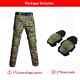 2024 Outdoor Tactical Camouflage Suit, Long Pants, Elbowithknee Protection Set