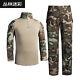 2pcs Men Military Tactical Combat Uniform Sets Camo Army Shirt Pants Outdoor Hot
