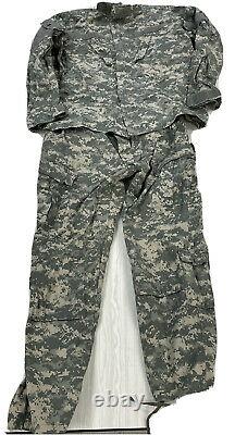 2 Sets US Army ACU Digital Camouflaged Uniform Trousers and Coat Large/Long