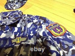 2 sets VIETNAM ARMY CAMOUFLAGE UNIFORM FOR COAST GUARD OFFICER + HAT TYPE K17