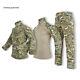 3pcs Men Army Military Uniform Camouflage Tactical Coat Pant Set Outfit Shirt