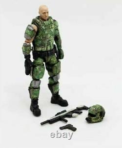 (3 PCS SET) 1/18 Scale Soldier Russian Person Camouflage Uniform Team Soldier HQ
