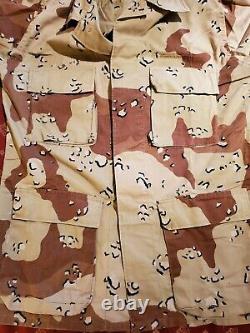 6 Color Chocolate Chip Desert Camouflage Battle Dress Uniform (Pants and Blouse)