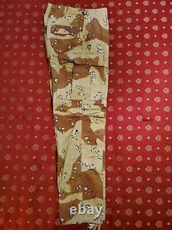6 Color Chocolate Chip Desert Camouflage Battle Dress Uniform (Pants and Blouse)
