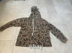 70s Austrian Military KAZ 57 Pea Dot Rare Camo Jacket Hood/Pants Set Camouflage