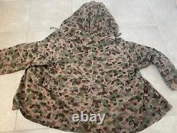 70s Austrian Military KAZ 57 Pea Dot Rare Camo Jacket Hood/Pants Set Camouflage