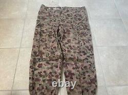 70s Austrian Military KAZ 57 Pea Dot Rare Camo Jacket Hood/Pants Set Camouflage