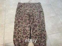 70s Austrian Military KAZ 57 Pea Dot Rare Camo Jacket Hood/Pants Set Camouflage