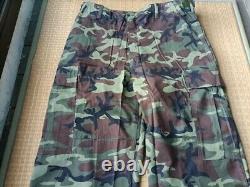 90's Royal Thai Army Camouflage Pattern Uniform Set Shirt & Pants NEW