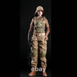 A143 1/6 Scale Camouflage Combat Uniform 8-Piece Set For Female Figures, With