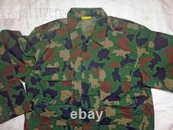 Africa Nigeria Army Woodland Camo Camouflage Uniform Shirt Pants BDU Set