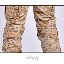 AichAngeI Tactical Camouflage Military Uniform Clothes Suit Men US Army clothes