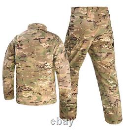 Airsoft Men's Jacket Pants Outdoor Military Hunting Tactical Uniform Camo Hiking