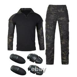 Airsoft Men's Tactical Shirt Pants Military Combat Army BDU Uniform Camouflage
