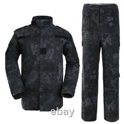 Airsoft Mens Tactical Jacket Pants Army Military Combat Uniform Suits Camouflage