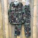 American Apparel Woodland Camouflage Jacket-sm/pants-med Set Combat Military Usa