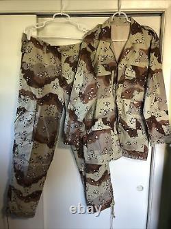 Arabian Military Uniform Set Camouflage Chocolate Chip Camo Desert Cammo Army