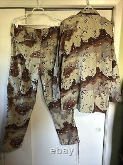 Arabian Military Uniform Set Camouflage Chocolate Chip Camo Desert Cammo Army