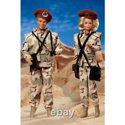 Army Barbie & Ken Deluxe Set Stars'n Stripes Special Edition 1992 Mattel 5626
