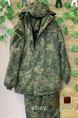 Army Suit Fur Winter Jacket&Pants Set With Removable Lining Combat Uniform