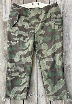 At The Front Heer Splinter Winter Camouflage Parka Set Size 2 Outstanding Repro