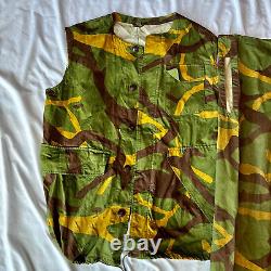 Bosnian Tailored Travnik Made Camo Set Over pants & Vest Dated 1976