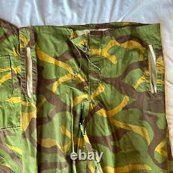 Bosnian Tailored Travnik Made Camo Set Over pants & Vest Dated 1976