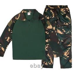 Boys Military Tactical Army Uniform Hunting Set Children Airsoft Camouflage Suit