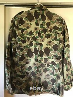 Brazilian Military Uniform Special Ops Duck Hunt Camouflage Reversible 1970s Set