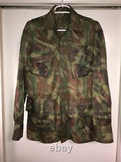 Brazilian Military Uniform Special Ops Lizard Camouflage Jungle Slanted Camo Set