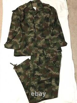 COLOMBIAN Army Colombia BDU Camo Camouflage Uniform Set NEW MR RARE