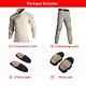 Camouflage Clothes Suits Resistant Hunting Suit Shirt + Cargo Pants+4 Pads