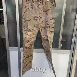 Camouflage Long Sleeve Military Jacket And Pants Set 3580