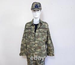 Camouflage Military Uniform, Short Sleeve Shirt, Jacket, Trousers, Military Set