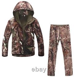 Camouflage Military Uniform, Winter Thermal Fleece Tactical Clothes