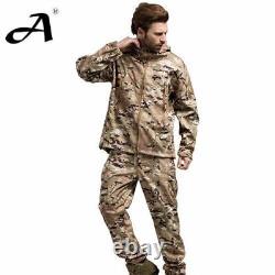 Camouflage Military Uniform, Winter Thermal Fleece Tactical Clothes