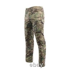 Camouflage Shirt Pants Tactical Uniforms Clothing Knee Pads Set Tactical