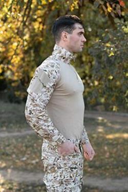 Camouflage Suit with Knee Pads for Men Tactical Set Hunting Uniform Paintball