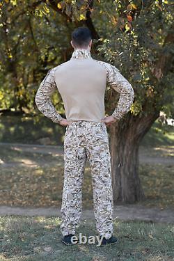Camouflage Suit with Knee Pads for Men Tactical Set Hunting Uniform Paintball Fi