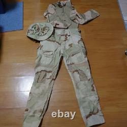 Camouflage Uniform Combat And Hat Set Black Hawk Down 3C Desert