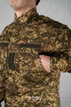Camouflage suit predator twill tactical military uniform set pants jacket Tw